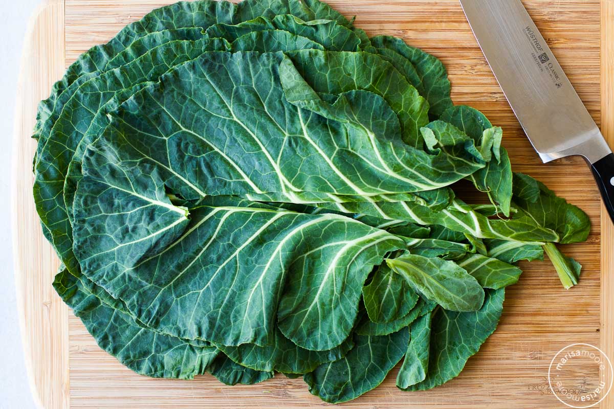 How to Cut Collard Greens - Marisa Moore Nutrition