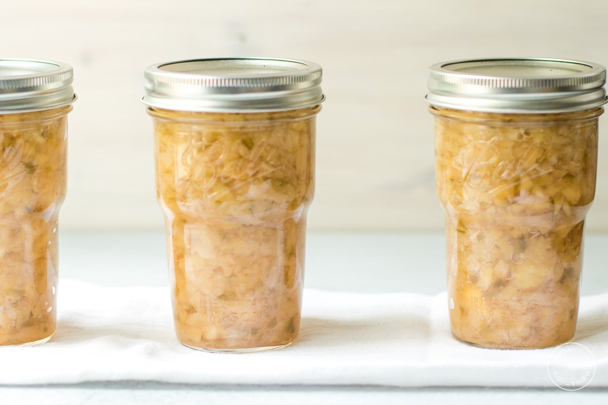 3 jars of pineapple relish