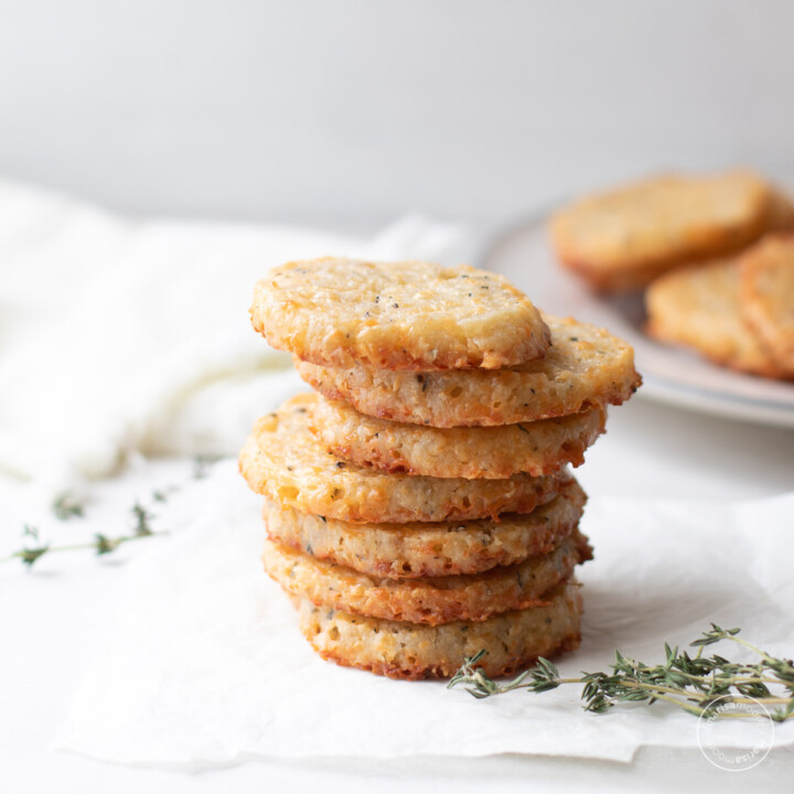 Cheese Cookies Stacked