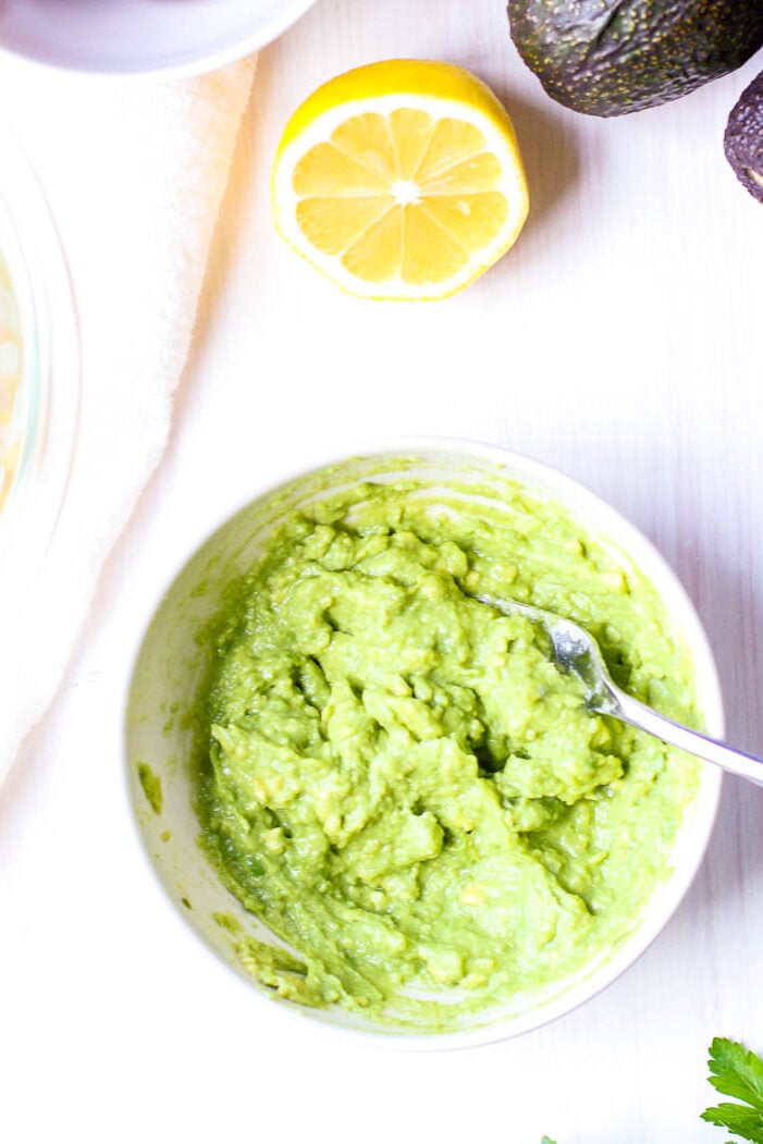 Ingredients for Egg Avocado Salad